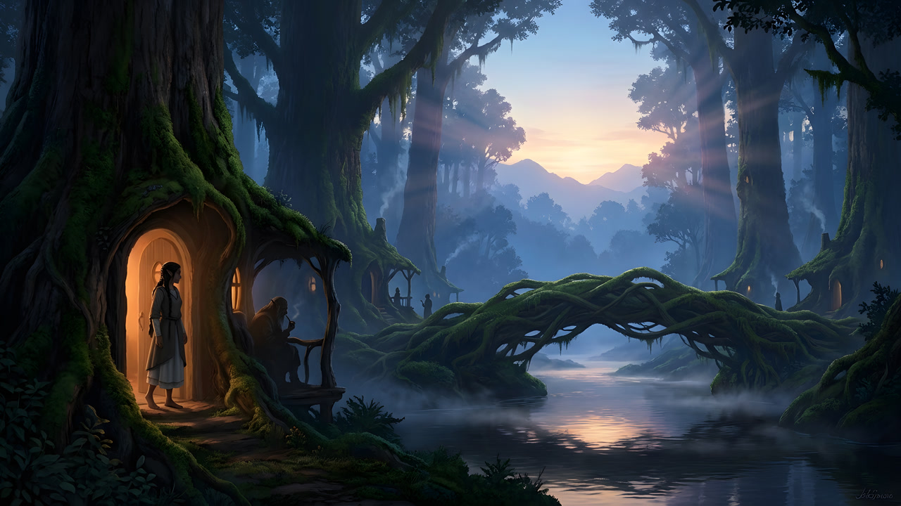YouTube thumbnail test A: river scene with no text